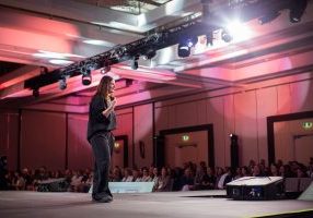 Event photography for the lululemon Leadership summit in Vancouver.